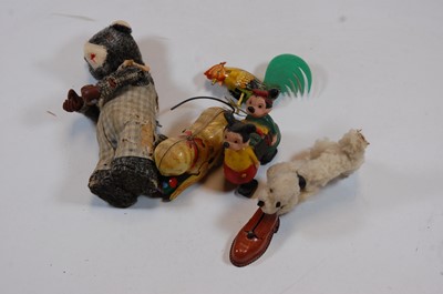 Lot 504 - A Chad Valley clockwork model of a poodle with...