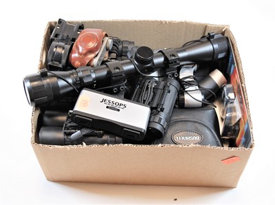 Lot 507 - A BSA point .22 special gun sight, together...