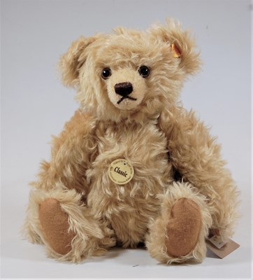 Lot 545 - A Steiff blond mohair teddy-bear, with...