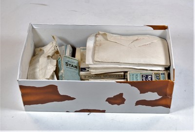 Lot 574 - A box of miscellaneous items to include Wills...