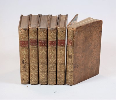 Lot 577 - The works of Alexander Pope, 1777, in 6 vols...