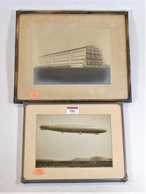 Lot 581 - A photograph depicting the trial flight of the...