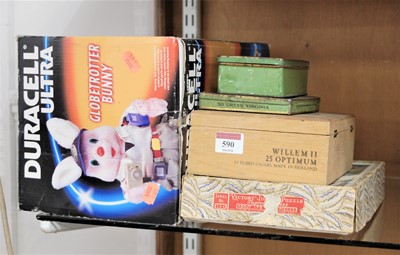 Lot 590 - A boxed Duracell Ultra Globetrotter bunny,...