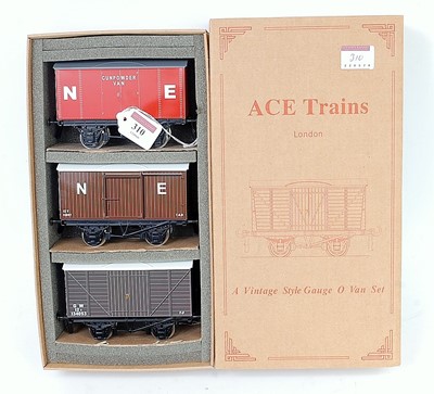 Lot 310 - ACE Trains Set 1 of three vans:- NE Gunpowder,...