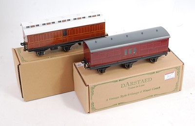 Lot 307 - Two Darstaed 6-wheel vehicles:- LNER full...