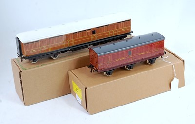 Lot 309 - Two Darstaed passenger vehicles:- LNER bogie...