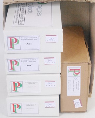 Lot 300 - Six Progress Products wagons:- 2 x AEI flats...
