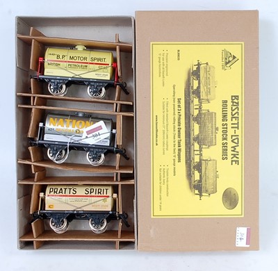Lot 304 - Corgi for Bassett Lowke Set of 3 tank wagons...
