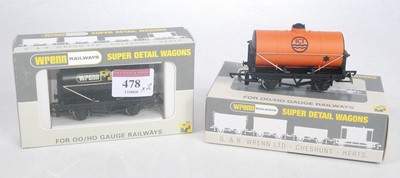 Lot 478 - A Wrenn Railways black 4-wheel tank wagon...