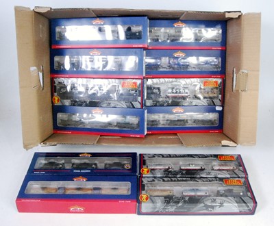 Lot 486 - Twelve x Bachmann three each tank wagon sets...