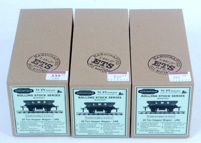 Lot 335 - Three WJ Vintage/ETS LMS 20 ton hopper...