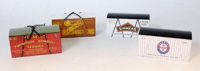 Lot 356 - Four reproduction containers, same size and...