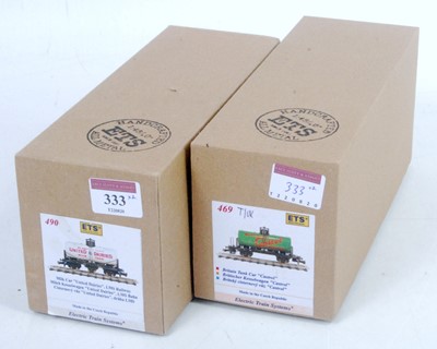 Lot 333 - Two ETS tank wagons:- 4-wheel Castol and...