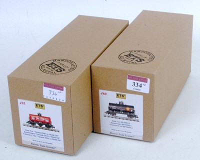 Lot 334 - Two ETS tank wagons:- 4-wheel BP-Shell and...