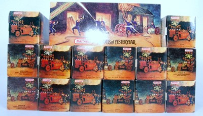 Lot 2337 - 15 various boxed Matchbox Collectables fire...