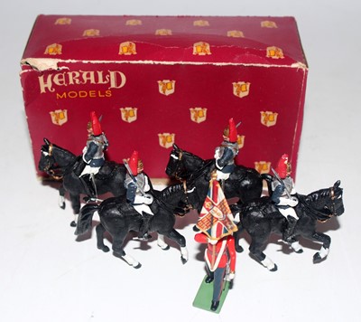 Lot 1221 - A Herald Models plastic standard bearer and...