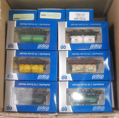 Lot 958 - 30 Dapol six wheel tank wagons, some weathered,...
