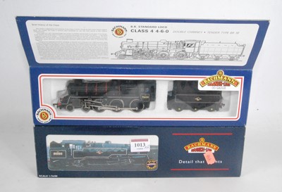 Lot 1013 - Bachmann 320-351 BR lined black standard class...