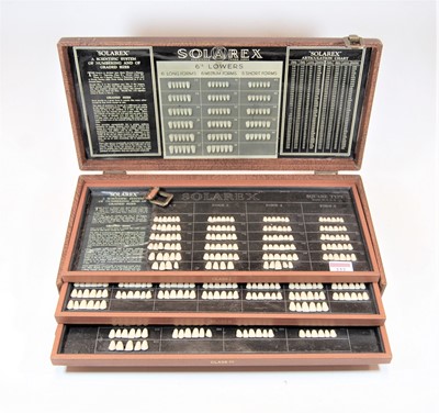 Lot 458 - A cased Solarex dentists sample set for 'The...