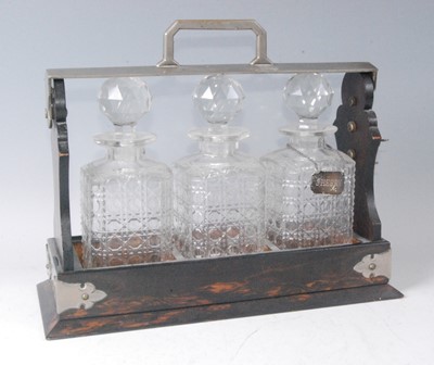 Lot 1286 - A late Victorian coromandel and silver plated...