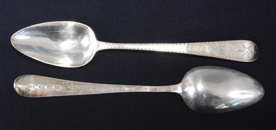 Lot 1149 - A set of six George III Irish silver...