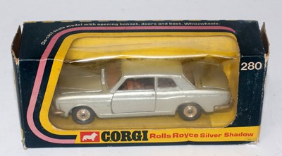 Lot 1696 - A Corgi Toys No. 280 Rolls Royce Silver Shadow...