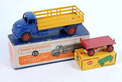 Lot 2051 - A Dinky Toys No. 531 Leyland Comet lorry...