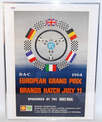 Lot 3313 - An original 1960s Brands Hatch RAC European...