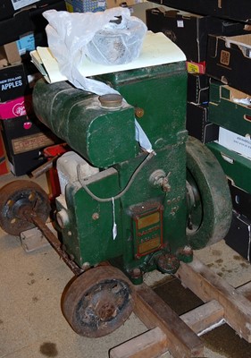 Lot 40 - A RA Lister & Co. model No. 26DH petrol engine,...