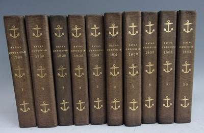 Lot 1004 - Clarke, J & M'Arthur, J. The Naval Chronicle...