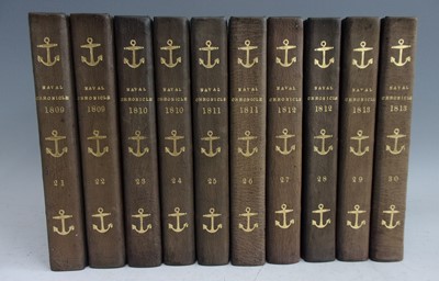 Lot 1004 - Clarke, J & M'Arthur, J. The Naval Chronicle...