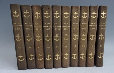 Lot 1004 - Clarke, J & M'Arthur, J. The Naval Chronicle...