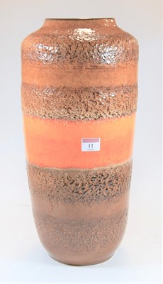 Lot 11 - A 1960s West German glazed stoneware vase of...