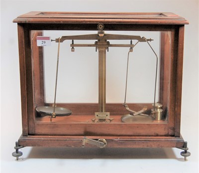 Lot 29 - A Baird & Tatlock of London lacquered brass...