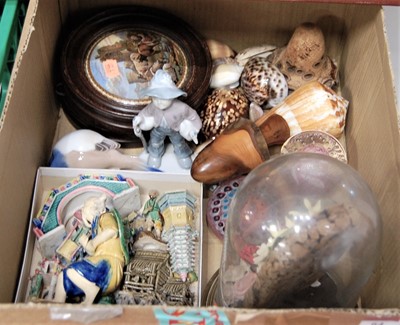 Lot 64 - Mixed lot to include two Victorian framed...