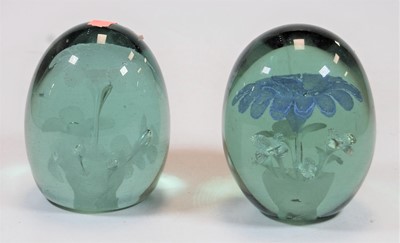 Lot 78 - A Victorian glass dump or desk weight having...