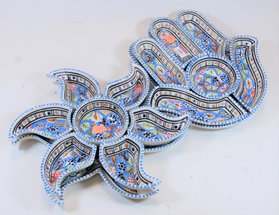 Lot 109 - A modern continental hors d'oeuvres dish in...