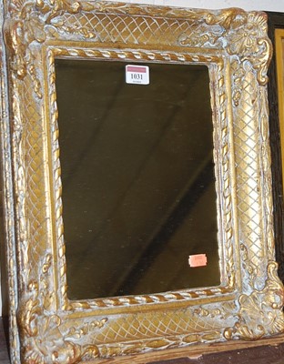 Lot 1031 - A reproduction gilt composition framed wall...
