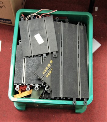 Lot 127 - A box of assorted loose Scalextric