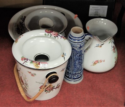 Lot 138 - A Soho Pottery wash-stand set, transfer...