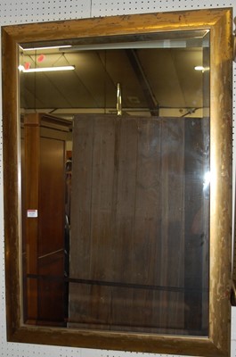 Lot 1125 - A contemporary gilt framed bevelled...