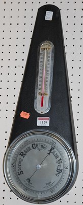 Lot 1129 - A mid-20th century black painted metal cased...