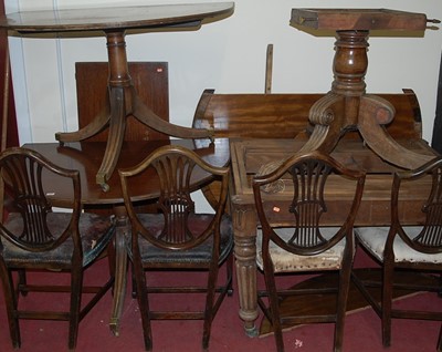 Lot 1156 - 19th century and later furniture to include; a...