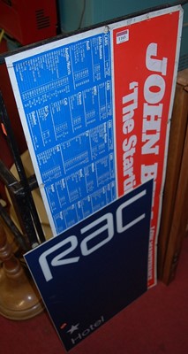 Lot 1165 - An RAC 1 Star Hotel sign, together with a...