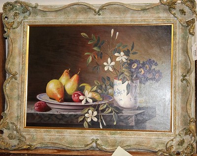 Lot 1042 - Paul Morgan (b.1940) - still life with fruit...