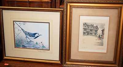 Lot 1051 - A box of assorted prints to include...
