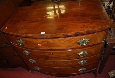 Lot 1220 - A 19th century Sheraton Revival mahogany...