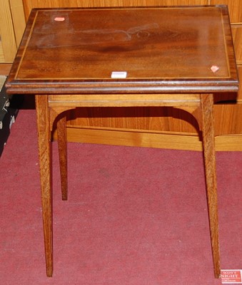 Lot 1223 - An Edwardian mahogany, rosewood crossbanded,...