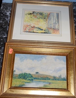 Lot 1054 - Assorted pictures and prints to include Alan...