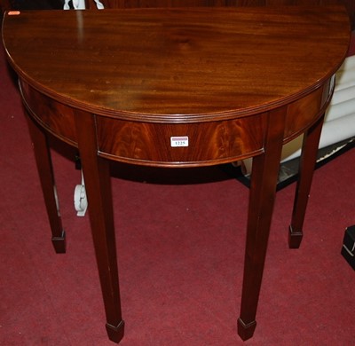 Lot 1225 - A contemporary mahogany and flame mahogany...